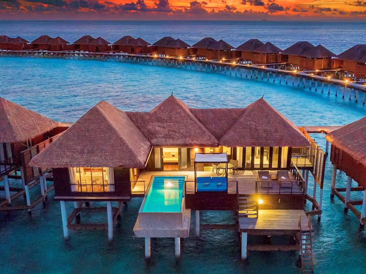 Coco Bodu Hithi, Malediven, Coco Residence, Außenansicht