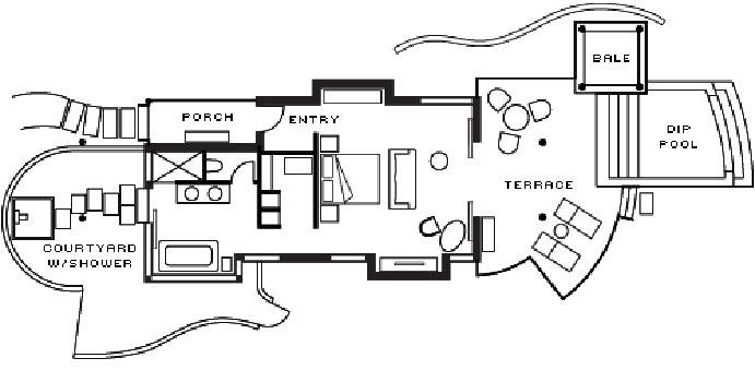 Grundriss, Sunrise Beach Bungalow with Pool, Four Seasons Resort Maldives at Kuda Huraa