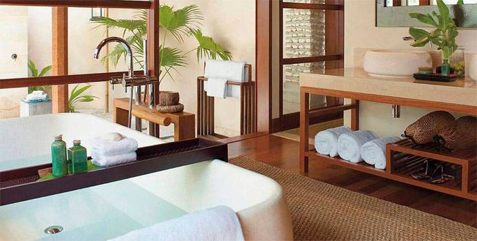 Bad, Sunset Beach Bungalow with Pool, Four Seasons Resort Maldives at Kuda Huraa