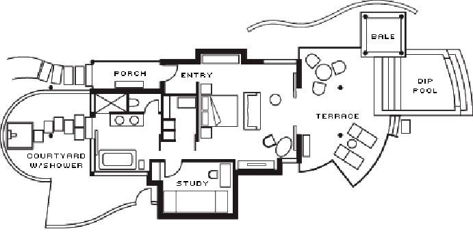Grundriss, Sunset Family Beach Bungalow with Pool, Four Seasons Resort Maldives at Kuda Huraa