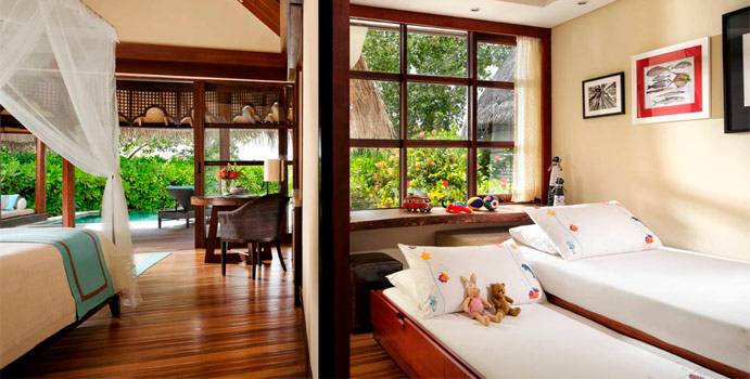 Sunset Family Beach Bungalow with Pool, Four Seasons Resort Maldives at Kuda Huraa