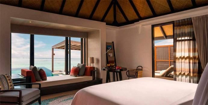 Wohnen, Sunrise Water Villa with Pool, Four Seasons Resort Maldives at Kuda Huraa