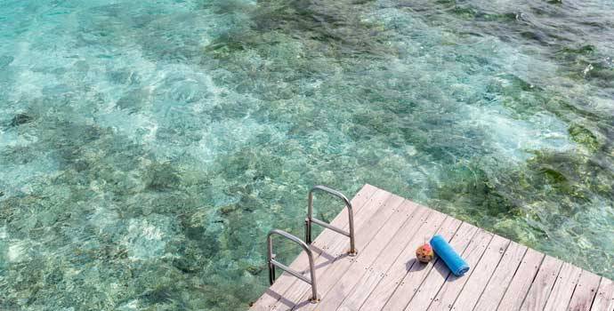 Auf dem Wasser Suite, Club Med Kani