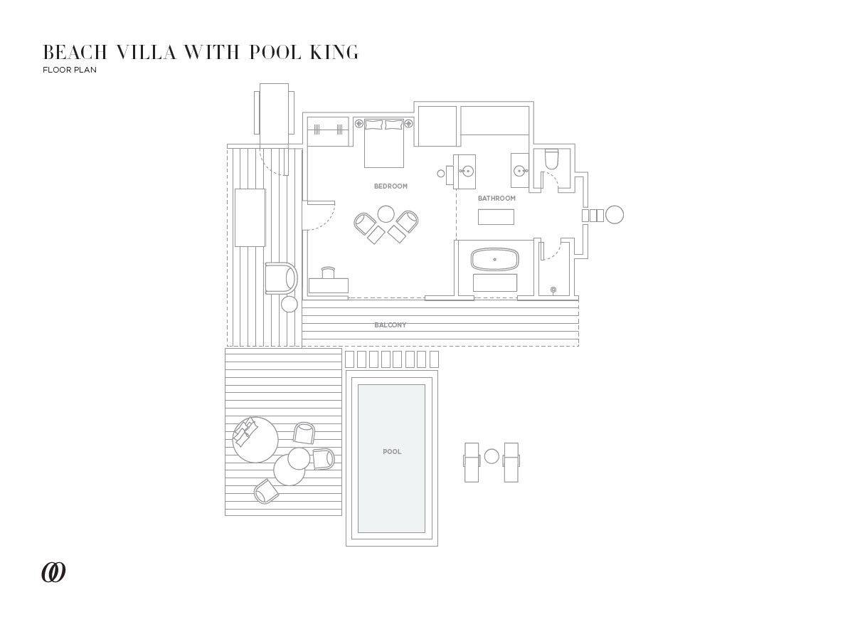 Beach Villa with Pool