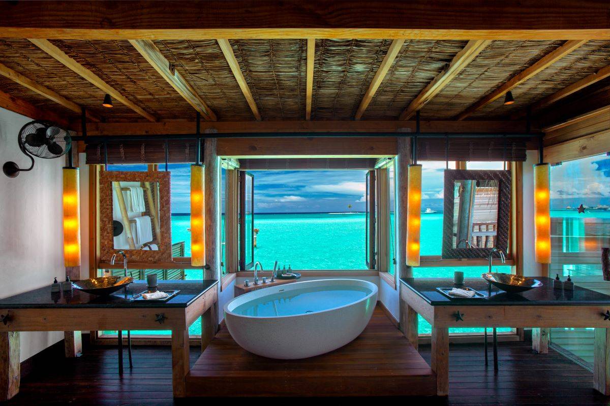 Gili Lankanfushi, Lagoon Villa, Badezimmer