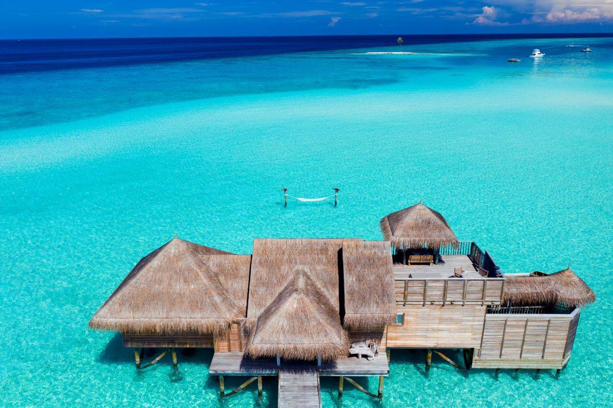 Gili Lankanfushi, Gili Lagoon Residence, Luftaufnahme