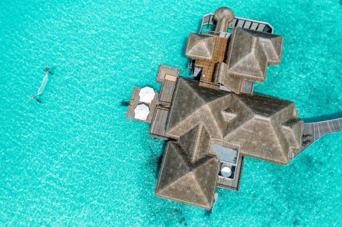 Gili Lankanfushi, Family Villa, Aerial