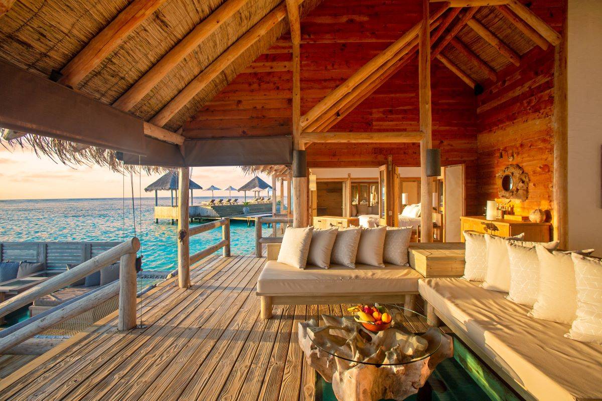 Gili Lankanfushi, The Private Reserve, Wohnbereich Hauptschlafzimmer