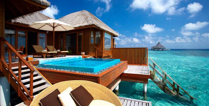 Pool Terrasse, Ocean Bungalow with Pool, Huvafen Fushi Maldives
