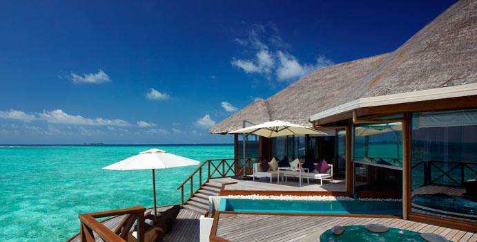 Infinity Pool, Two Bedroom Ocean Pavilion with Pool, Huvafen Fushi Maldives