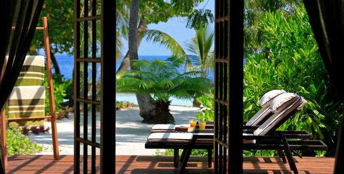 Garten, Presidential Pool Villa, Kurumba Maldives