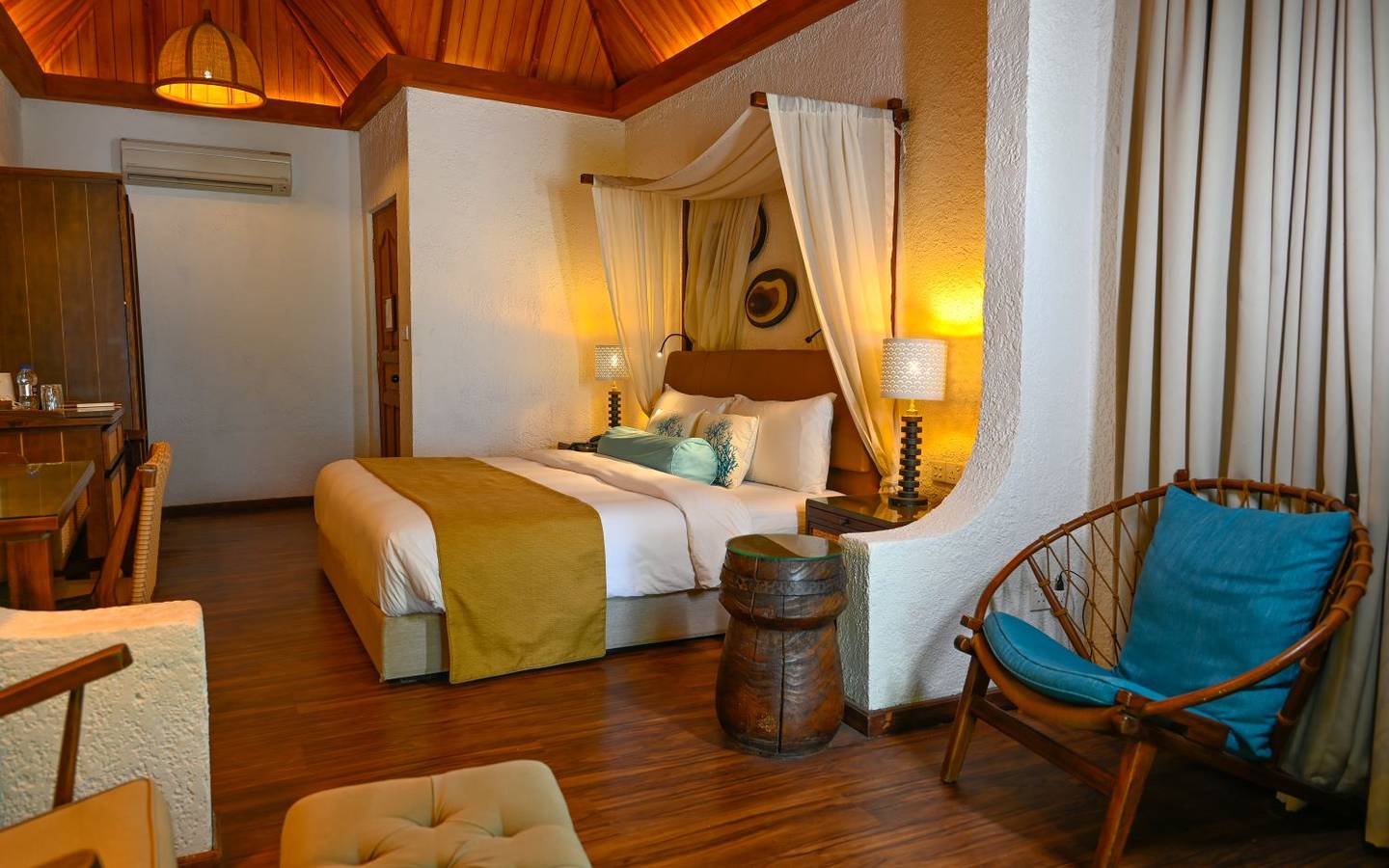 Makunudu Island, Deluxe Bungalow, Schlafen