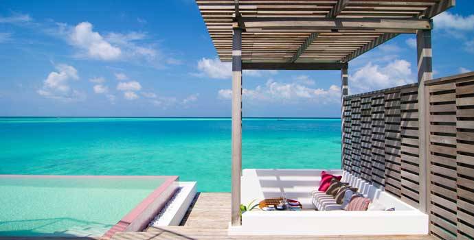 Lounge, Water Villa mit Pool, Jumeirah Maldives