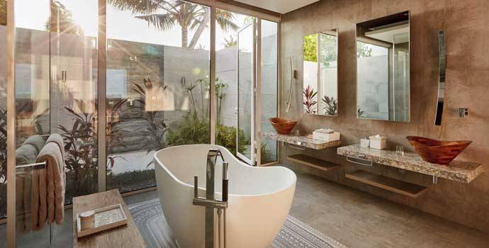 Badezimmer, Two Bedroom Beach Residence, Jumeirah Maldives