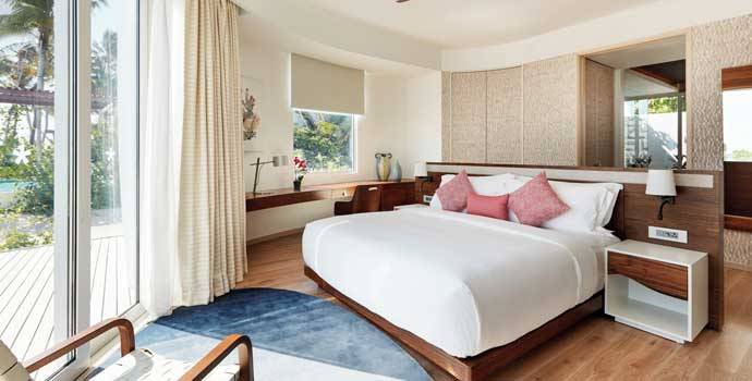 Schlafzimmer, Two Bedroom Beach Residence, Jumeirah Maldives