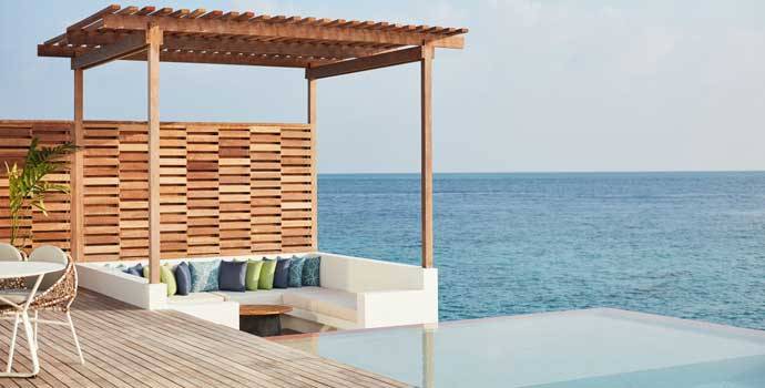 Terrasse, Over Water Residences, Jumeirah Maldives