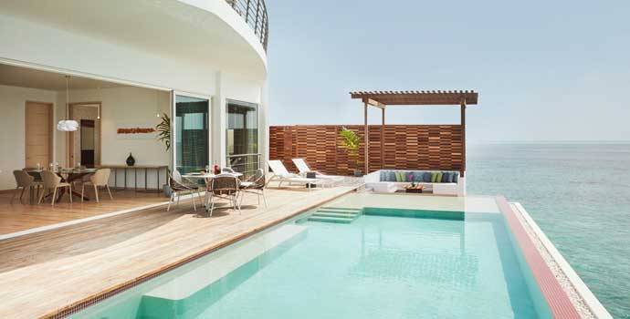 Pool, Over Water Residences, Jumeirah Maldives