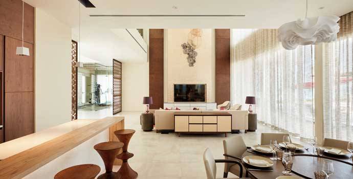 Wohnbereich, Three Bedroom Beach Retreat, Jumeirah Maldives