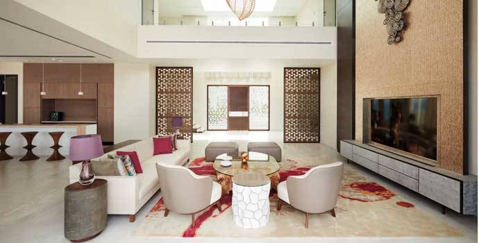 Wohnbereich, Beach Retreat, LUX* North Male Atoll