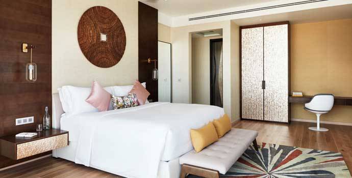 Schlafzimmer, Three Bedroom Beach Retreat, Jumeirah Maldives