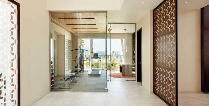 Fitnessraum, Three Bedroom Beach Retreat, Jumeirah Maldives