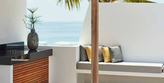 Terrasse, Three Bedroom Beach Retreat, Jumeirah Maldives
