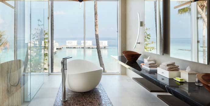 Badezimmer, Three Bedroom Beach Retreat, Jumeirah Maldives