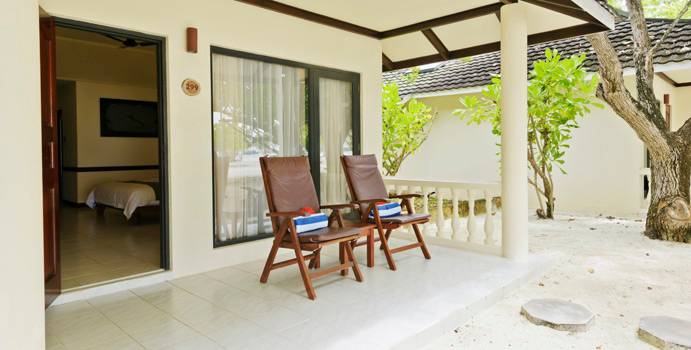 Terrasse, Superior Beach Bungalow, Paradise Island Resort & SPA