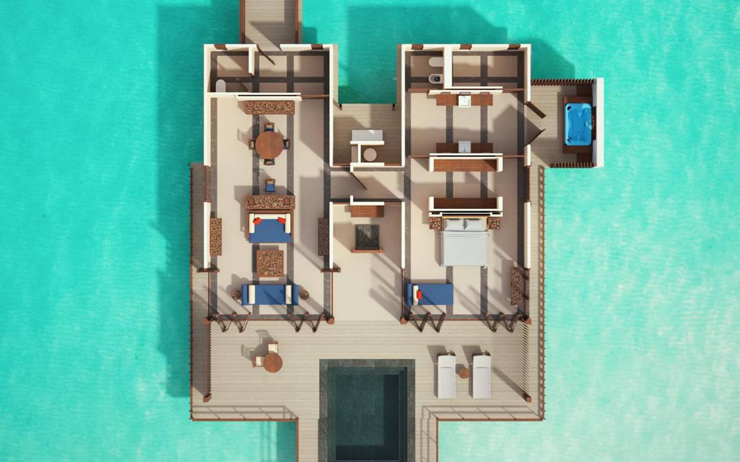 Villa_Nautica_One_Bedroom_Ocean_Suite_with_Pool_Floor_Plan