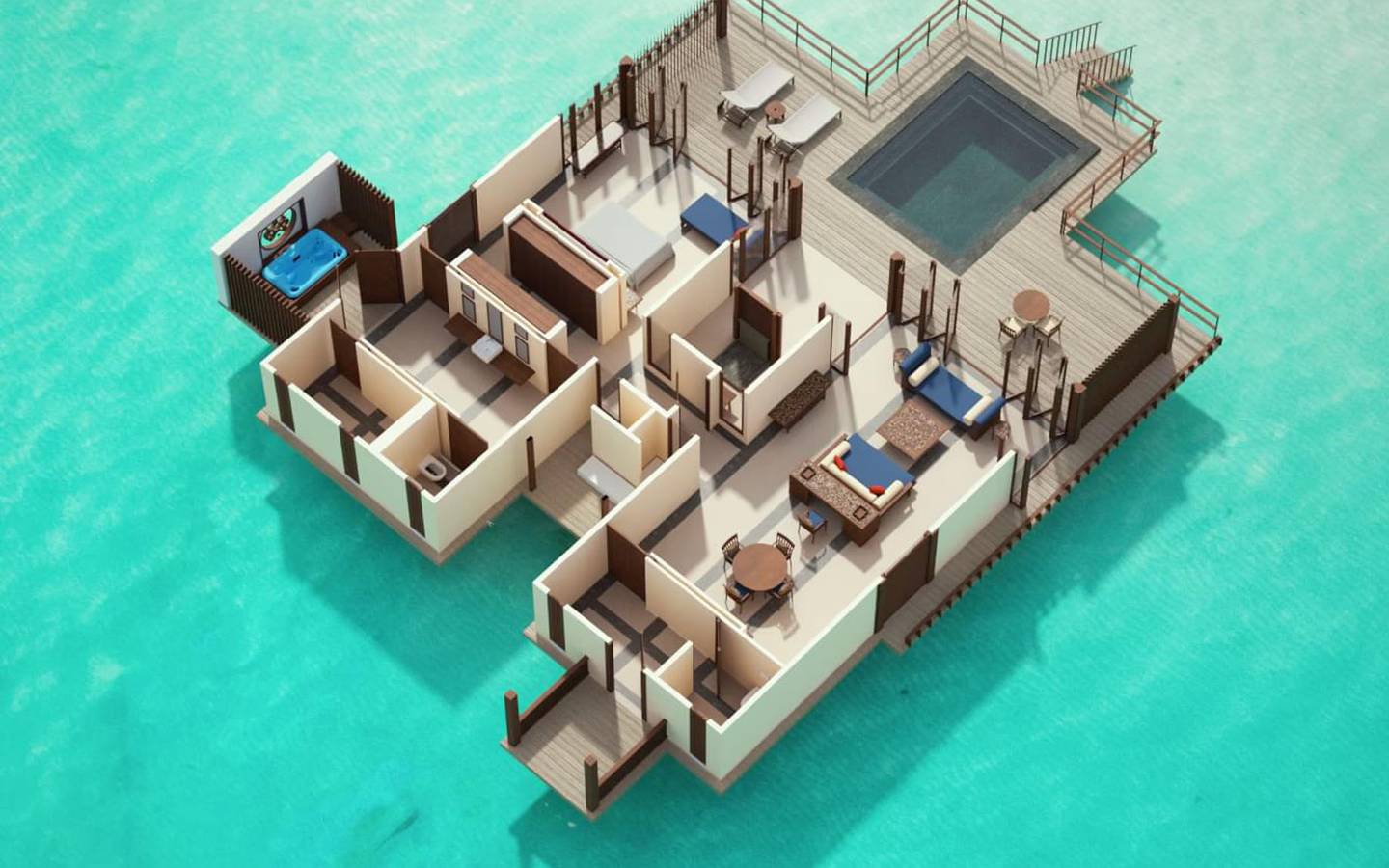 Villa_Nautica_One_Bedroom_Ocean_Suite_with_Pool_Floor_Plan_2