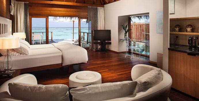 Inneneinrichtung, Water Villa, Conrad Maldives Rangali Island