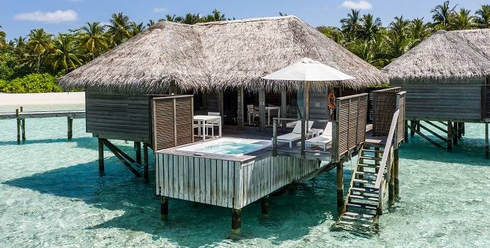 Aussenansicht, Water Villa, Conrad Maldives Rangali Island