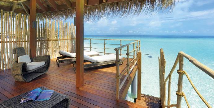 Terrasse, Senior Water Villa, Constance Moofushi Resort