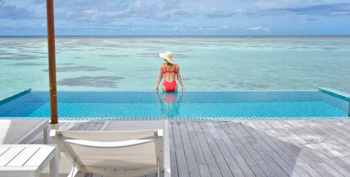 Pool, Premier Water Villa, Conrad Maldives Rangali Island