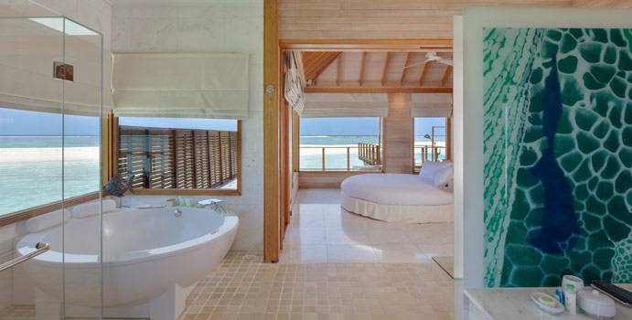 Bad, Sunset Water Villa, Conrad Maldives Rangali Island