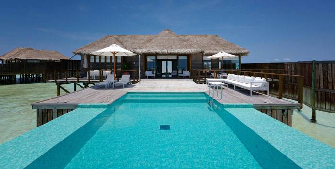 Pool, Sunset Water Villa, Conrad Maldives Rangali Island