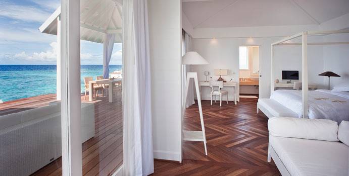 Wohnen, Water Villa, Diamonds Thudufushi Island Resort