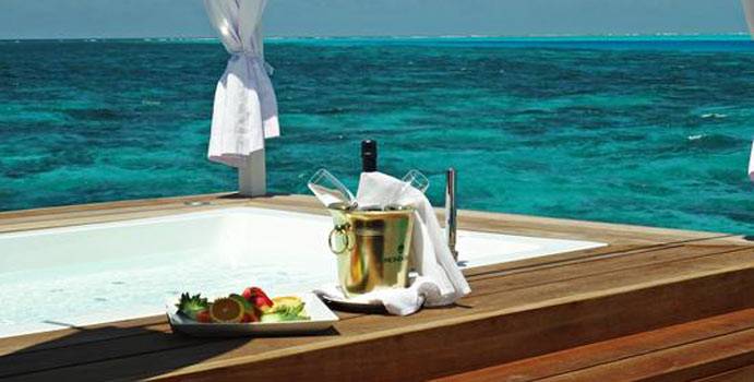Jacuzzi, Jacuzzi Water Villa, Diamonds Thudufushi Island Resort