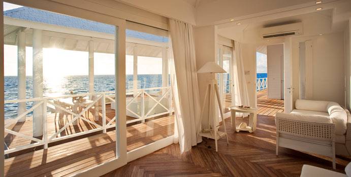 Meerblick, Two Bedroom Water Villa, Diamonds Thudufushi Island Resort