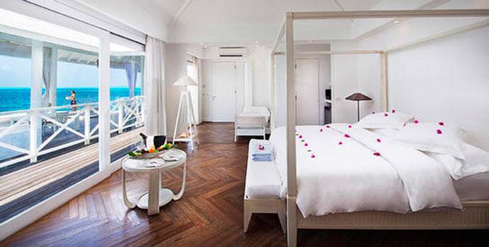 Wohnen, Two Bedroom Water Villa, Diamonds Thudufushi Island Resort