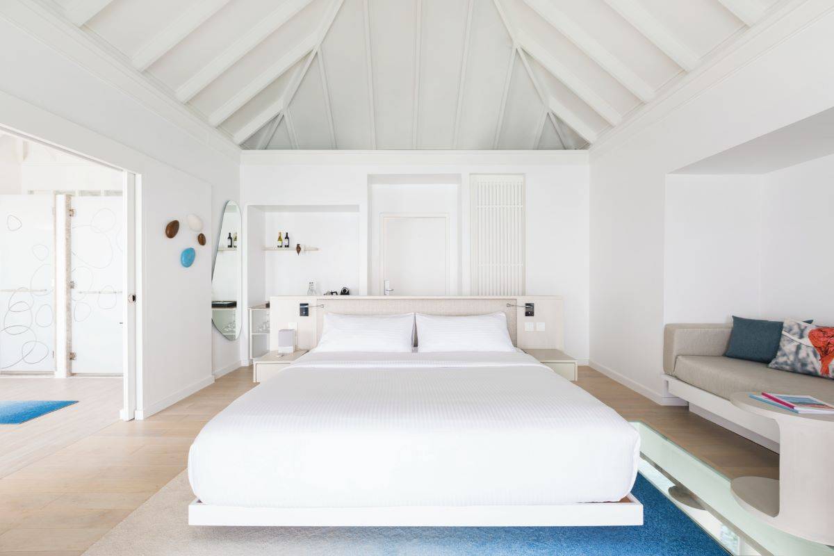 Lux* South Ari Atoll, Water Villa, Schlafen