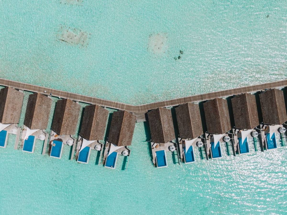 Lux* South Ari Atoll, Romantic Pool Water Villa, Ansicht von oben