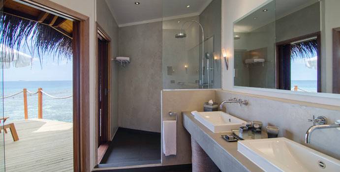 Bad, Water Villa, Mirihi Island Resort