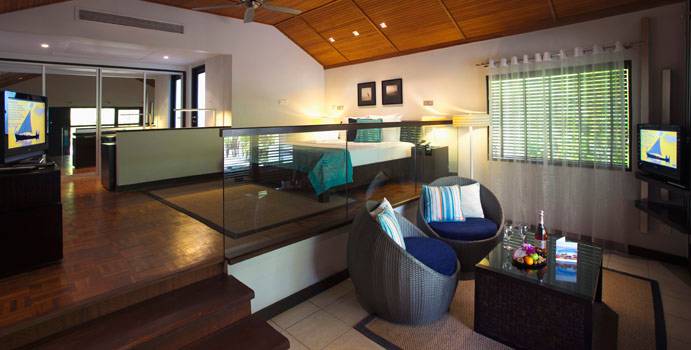 Wohnen, Deluxe Bungalow, Velassaru Maldives
