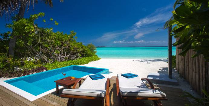 Pool, Beach Villa with Pool, Velassaru Maldives
