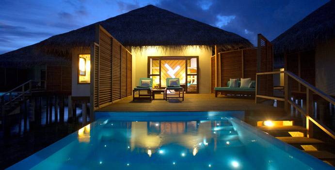 Water Bungalow with Pool, Velassaru Maldives