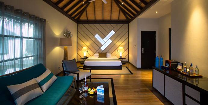 Wohnen, Water Bungalow with Pool, Velassaru Maldives