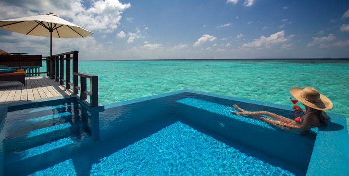 Pool, Water Villa with Pool, Velassaru Maldives