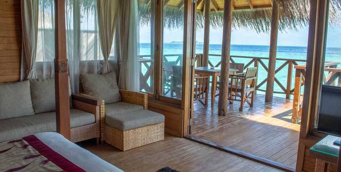 Water Villa, Fihalhohi Island Resort