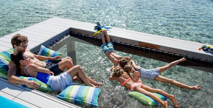Hängematte, Overwater Villa, Holiday Inn Resort Kandooma